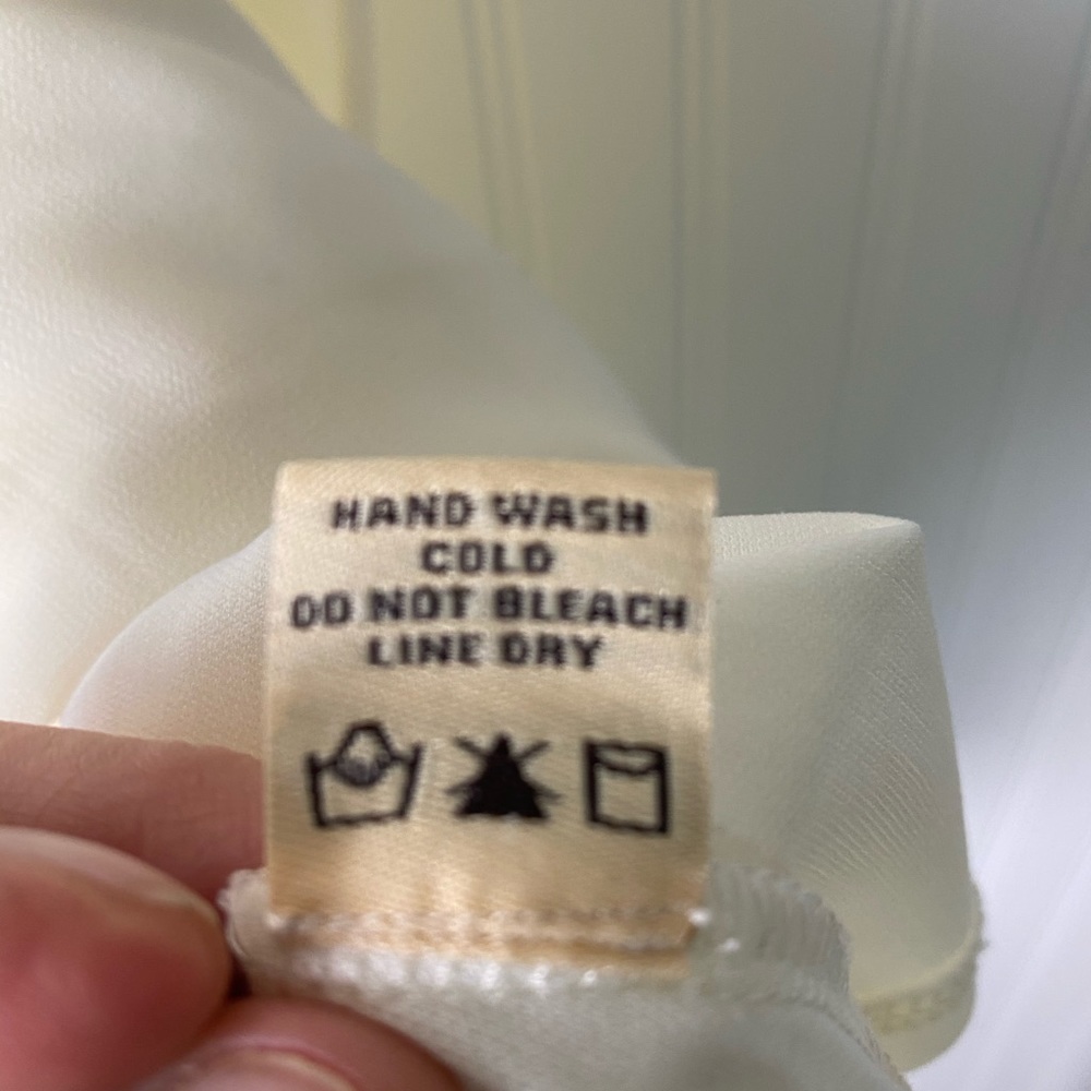 Double Zero Ivory Dress Keyhole Beading Front - Picture 7 of 10